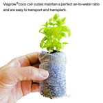 Load image into Gallery viewer, Viagrow Coco Coir Seed Starter Plugs, Sustainable, Expandable Coco Discs 50mm, 50-Pack
