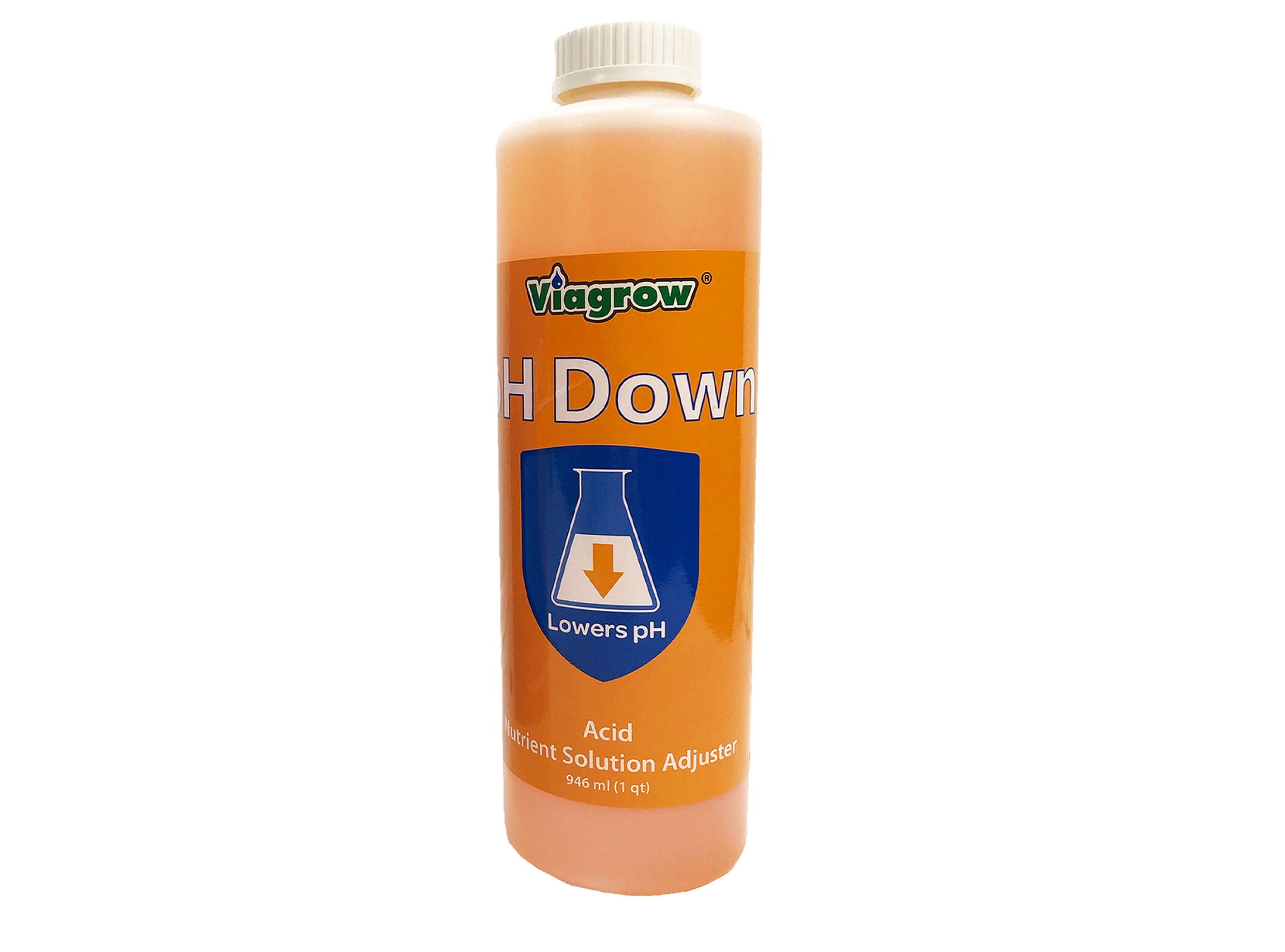 Viagrow pH Solution, Liquid Down QT, Clear