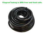 Load image into Gallery viewer, Viagrow Vinyl Multipurpose Irrigation Tubing(100ft, 3/4 inch ID-1 inch OD), Black
