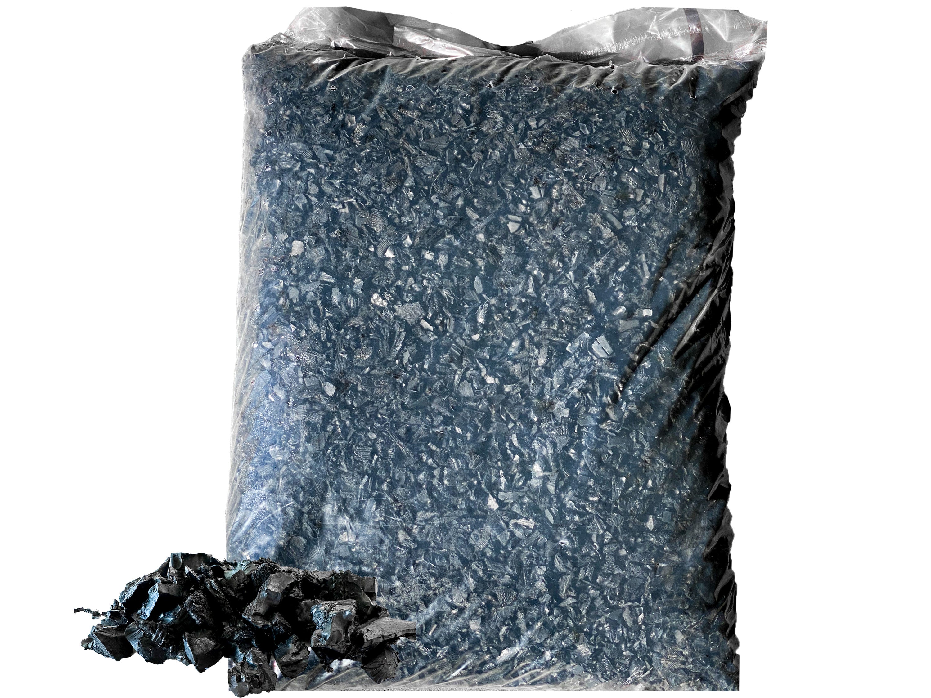 Black Rubber Playground & Landscape Mulch by Viagrow, 1.5 CF Bag ( 11.2 Gallons / 42.3 Liters)