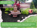 Load image into Gallery viewer, Black Rubber Playground &amp; Landscape Mulch by Viagrow, 1.5 CF Bag ( 11.2 Gallons / 42.3 Liters)
