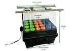 Load image into Gallery viewer, Viagrow Aeroponic Clone Machine hydroponic 24-Site, 1020 Grow Light and Humidity Dome
