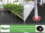 Load image into Gallery viewer, Viagrow Black, Crumb Rubber Playground &amp; Landscape Mulch, NO Dye, 75 Cubic Foot, Pallet
