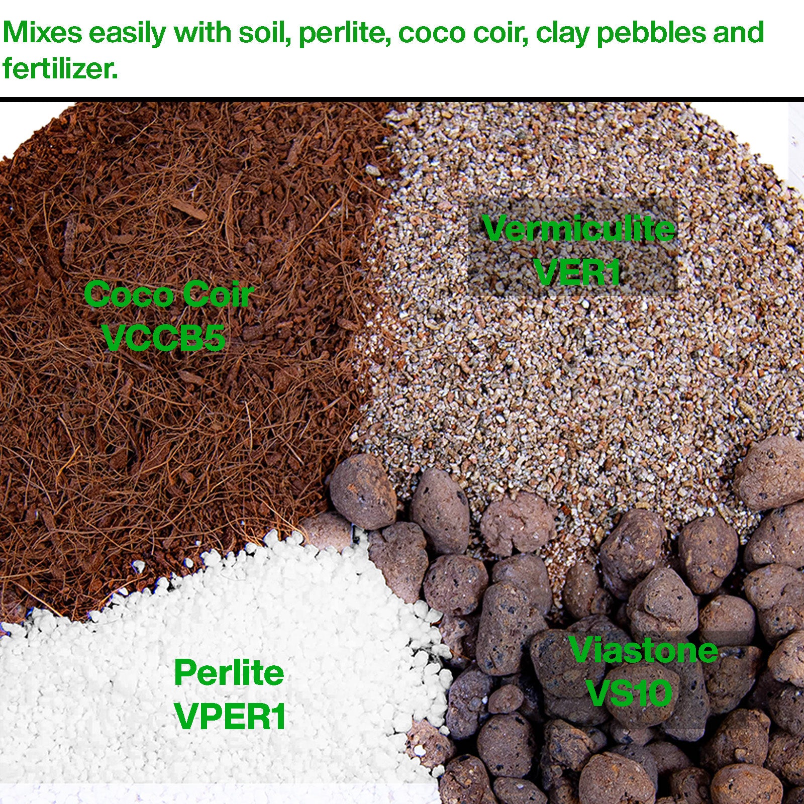 Vermiculite horticole Viagrow, 29,9 pintes / 1 pi cube / 7,5 gallons / 28,25 litres, palette de 80