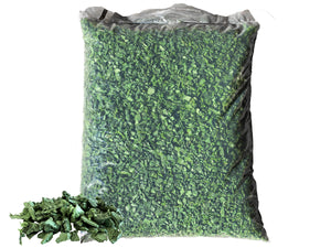 Green Rubber Playground & Landscape Mulch by Viagrow, 1.5 CF Bag ( 11.2 Gallons / 42.3 Liters)