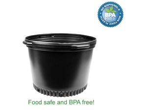 Viagrow 10 Gallon Nursery Pots, 10 Pack, BPA Free Garden Pots