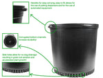 Load image into Gallery viewer, 15 Gal. Plastic Round Nursery Trade Pots (390 unit pallet)
