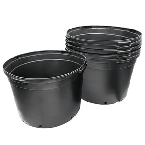 Viagrow 50 Gallon, Round Plastic Plant Pots, Pallet of 45