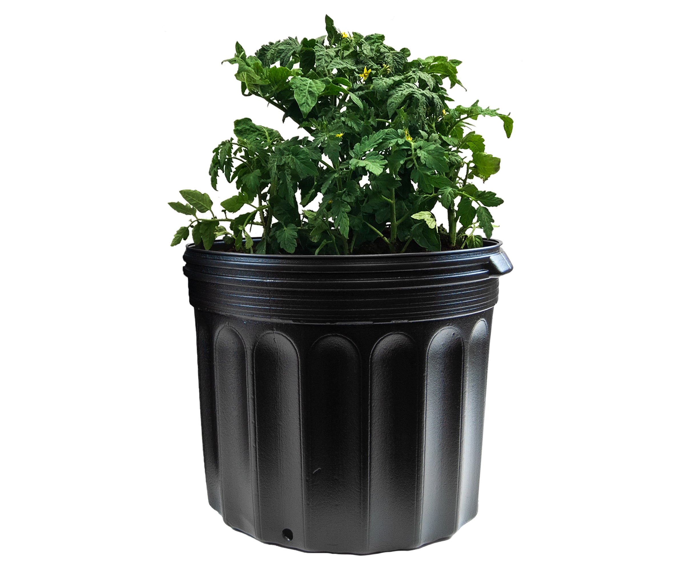 7 gallons. 11,74 po x 11,5 po Pots commerciaux de jardinage de pépinière en plastique (palette de 1440 unités)