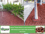 Load image into Gallery viewer, Viagrow Red Rubber Playground &amp; Landscape Mulch, 75 cf pallet / 50 bags 1.5cf each / 2.77 Cubic Yards / 2000lbs
