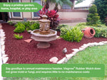 Load image into Gallery viewer, Viagrow Red Rubber Playground &amp; Landscape Mulch, 75 cf pallet / 50 bags 1.5cf each / 2.77 Cubic Yards / 2000lbs
