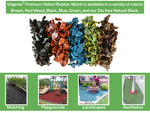 Load image into Gallery viewer, Black Rubber Playground &amp; Landscape Mulch by Viagrow, 1.5 CF Bag ( 11.2 Gallons / 42.3 Liters)
