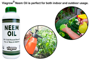 Viagrow Cold pressed Neem oil seed extract, 32oz (Case of 15)