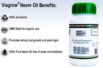 Load image into Gallery viewer, Viagrow Cold pressed Neem oil seed extract, 8oz / makes 12 gallons
