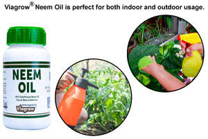 Viagrow Extrait de graines d'huile de Neem pressé à froid, bouteille de 8 oz / caisse de 40
