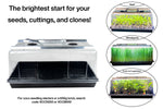 Charger l&#39;image dans la galerie, Viagrow Seedling Station Kit with LED grow light, propagation dome 4x durable propagation tray
