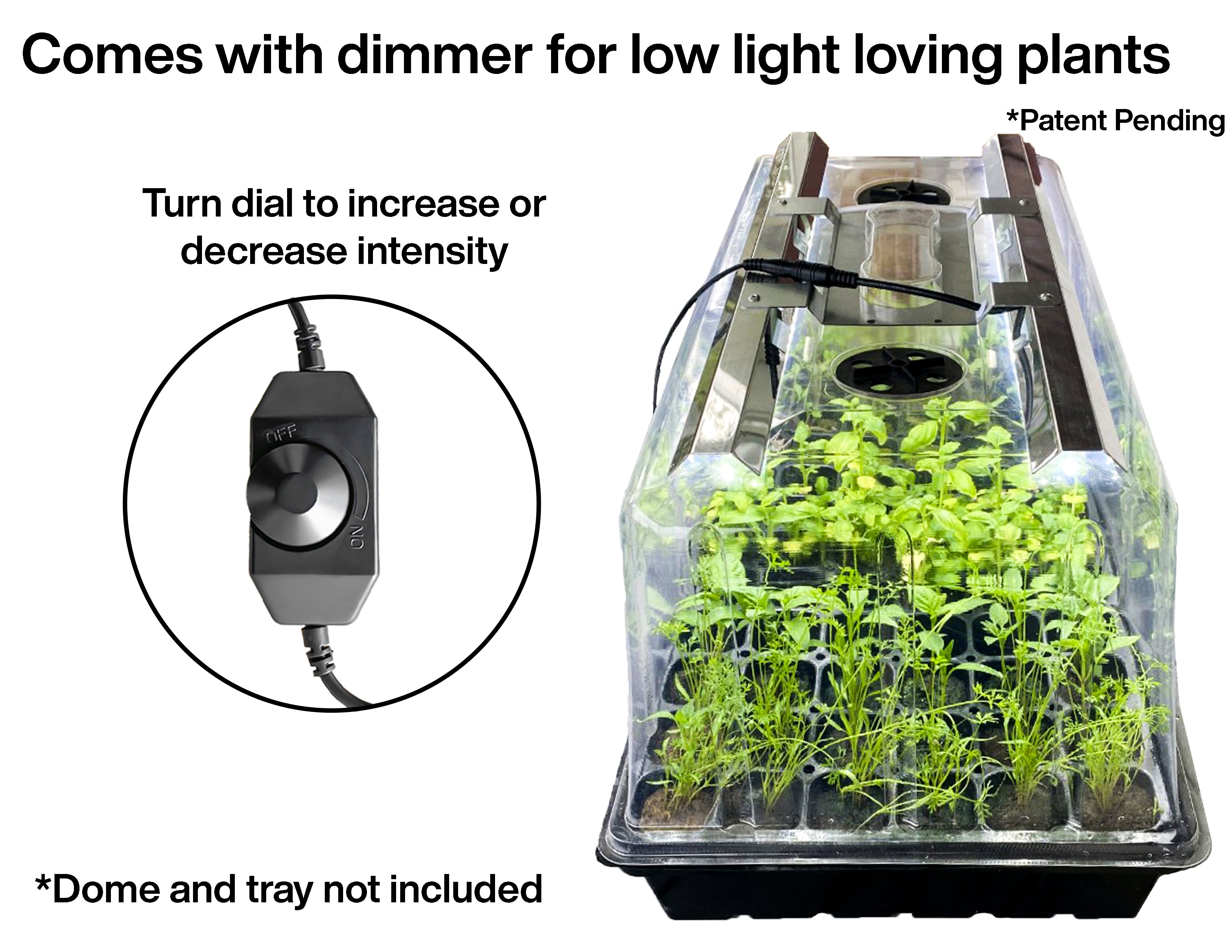 Viagrow 1020 Seedling Station LED, Full-Spectrum Grow Light for Germinating Seeds (12 per case)