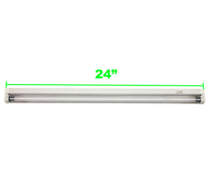 ViaVolt 2 ft. T5 High 1-Bulb Output Fluorescent Grow Light Fixture