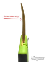 Cargar imagen en el visor de la galería, Viagrow Non Soft Grip Micro-Tip Pruning Snip Anti Resin Stick Shears, Curved 3-Pack
