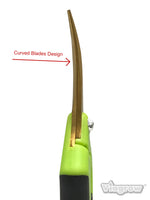 Load image into Gallery viewer, Viagrow Non Soft Grip Micro-Tip Pruning Snip Anti Resin Stick Shears, Curved 1-Pack
