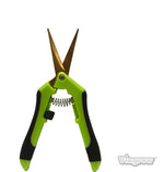Load image into Gallery viewer, Viagrow Non Soft Grip Micro-Tip Pruning Snip Anti Resin Stick Shears, Curved 24-Pack
