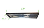 Cargar imagen en el visor de la galería, ViaVolt 4 ft. T5 High 1-Bulb Output Fluorescent Grow Light Fixture
