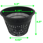 Load image into Gallery viewer, Viagrow Net Pot, 6 in. Black, 25-Pack

