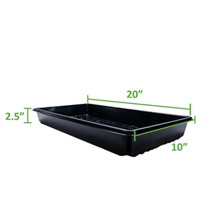 Viagrow 1020 Garden Growing Trays with Drain Holes 10" x 20", 50 Pack