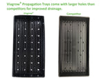 Load image into Gallery viewer, Viagrow 1020 Garden Growing Trays with Drain Holes 10&quot; x 20&quot;, 100 Pack
