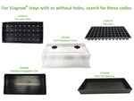 Load image into Gallery viewer, Viagrow 1020 Garden Growing Trays with Drain Holes 10&quot; x 20&quot;, 100 Pack
