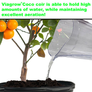 Coconut Coir Block of Soilless Media with Micro Charge, Makes Approx. 18 Gal./2.4 cf/68 l