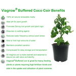Load image into Gallery viewer, Viagrow Buffered Coco Coir, 5KG (200 Bricks Per Pallet) Compressed Premium Grow Media, 5KG/11lbs - Makes 2 cubic ft / 72 qts / 18 gallons

