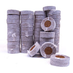 Charger l&#39;image dans la galerie, Viagrow Coco Coir Seed Starter Plugs, Sustainable, Expandable Coco Discs 50mm, 50-Pack
