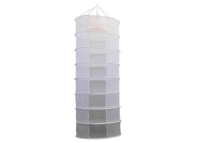 Viagrow Dry Net Hanging Herb Drying Rack, 8 Layer, 2FT x 5FT, 8 Layer (White, 8-Rack)
