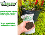 Load image into Gallery viewer, Viagrow Premium Earthworm Castings, Soil Builder, Soil Amendment (5 Pack, 6 Lbs)
