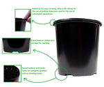Load image into Gallery viewer, Viagrow 1/2 Gal. Black Black Plastic Nursery Pot (4,840 Per Pallet)
