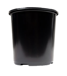 Viagrow 1/2 gal. Maceta de plástico negro para guardería (5500 por paleta)