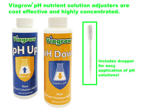 Viagrow Test Liquid Nutrient Adjusting Solution pH Control Kit