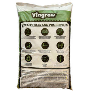 Viagrow Horticultural Perlite, 1 Cubic Foot or 4 Cubic Foot
