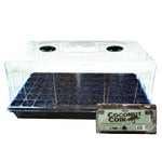 Load image into Gallery viewer, Viagrow Seedling Germination Kit with Tall 7 in. Dome, Tray, Insert and Seedling Media
