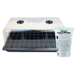 Load image into Gallery viewer, Viagrow Seedling Germination Kit with Tall 7 in. Dome, Tray, Insert and 100 Seed Starter Plugs
