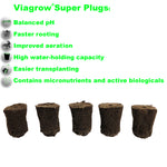 Cargar imagen en el visor de la galería, Viagrow Seedling Germination Kit with Tall 7 in. Dome, Tray, Insert and 100 Seed Starter Plugs
