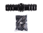 Load image into Gallery viewer, Viagrow Plastic Barbed Straight Connector’s Irrigation Fitting for ½ inch I.D, 50 Pack
