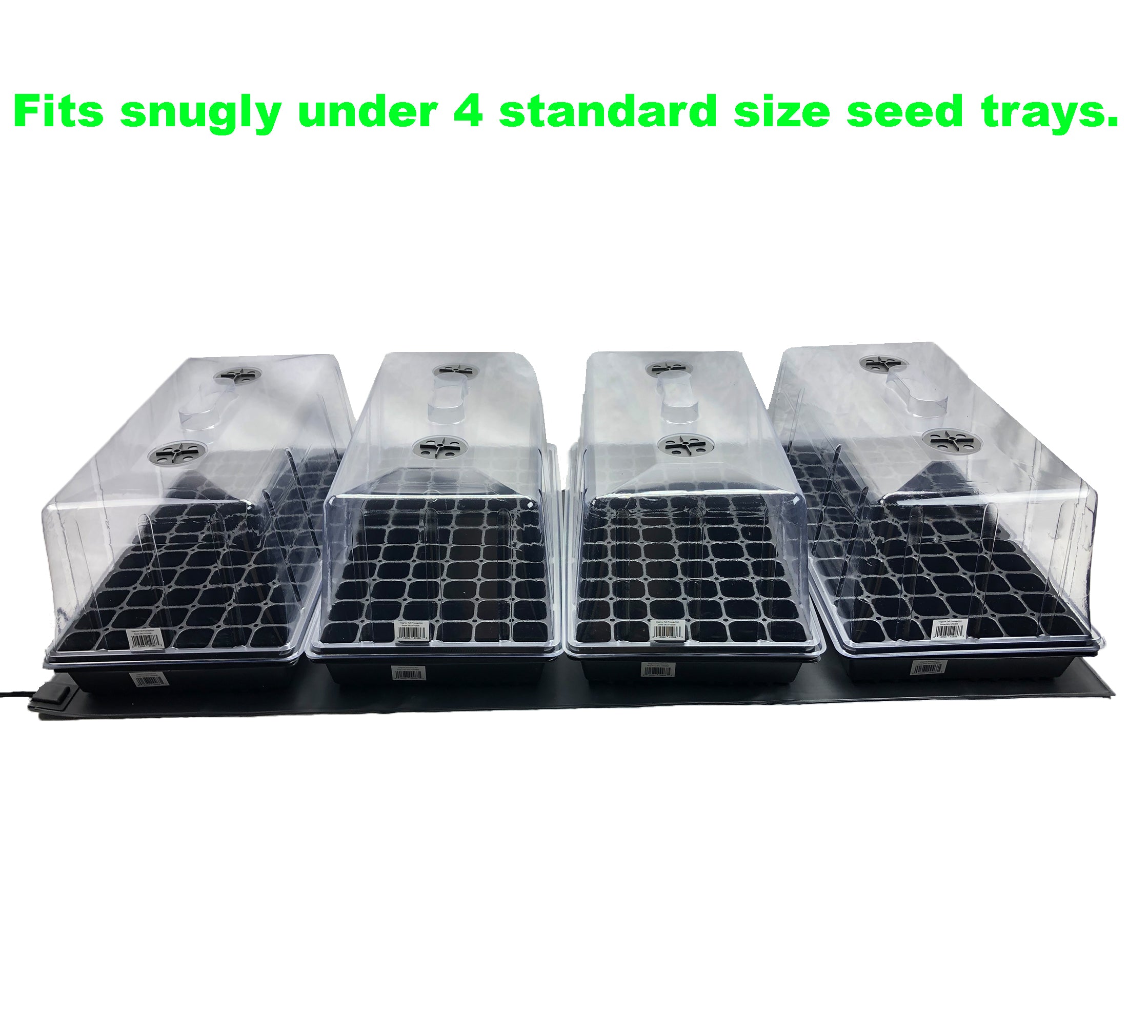 Alfombrilla térmica para plántulas de propagación de semillas Viagrow, 20.5 "x 48" (25 unidades)