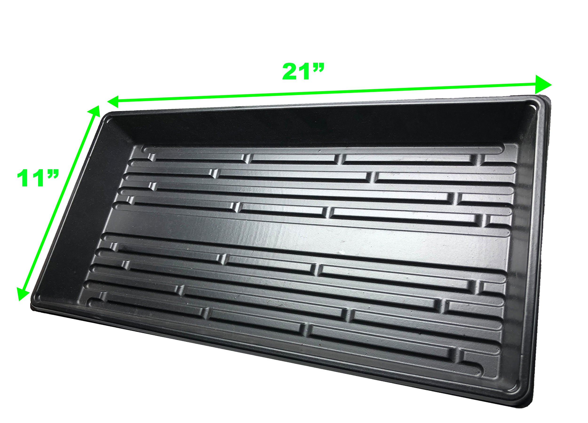Viagrow Propagation Starter Seedling Trays, No Holes (10-Pack)