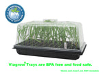 Load image into Gallery viewer, Viagrow Propagation Starter Seedling Trays, No Holes (10-Pack)
