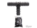 Charger l&#39;image dans la galerie, Viagrow 1/2 in. Tee Barbed Connector Irrigation Fitting, Black
