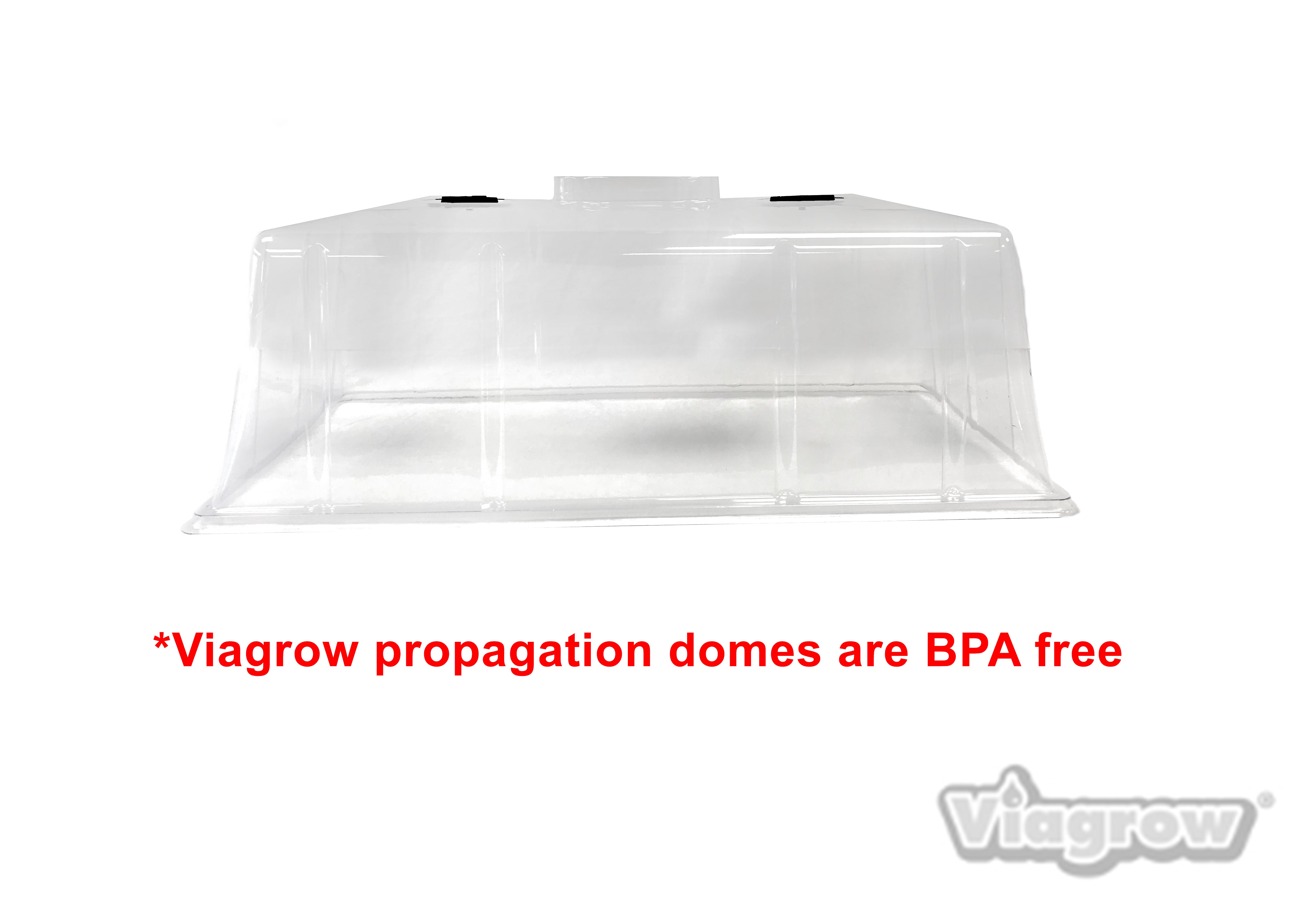 Viagrow Clear Humidity, Propagation Plastic Tall Dome (50 Pack)