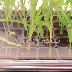 Cúpula de humedad para clonación de semillas de propagación Viagrow de 7 pulg. Para bandeja de germinación de inicio de semillas (caja de 43)