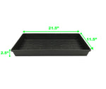 Charger l&#39;image dans la galerie, Viagrow 11 in. x 22 in. Tall Clear Plastic Dome Single Tray Kit with Standard Flat, 72 Cell Insert and Heat Mat
